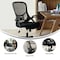 Flash Furniture Office Chair, Mesh, Black HL-0016-1-BK-BK-GG - alternate 4